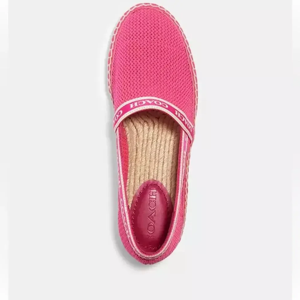 COACH Corrie Espadrille Pink Size 9.5